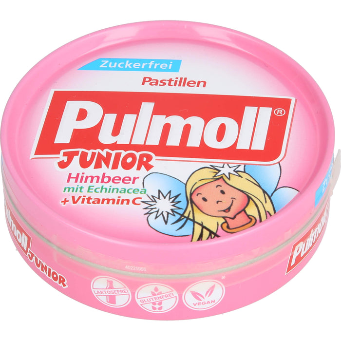 Pulmoll Junior Bonbons Himbeere und Echinacea zuckerfrei, 50 g Bonbons