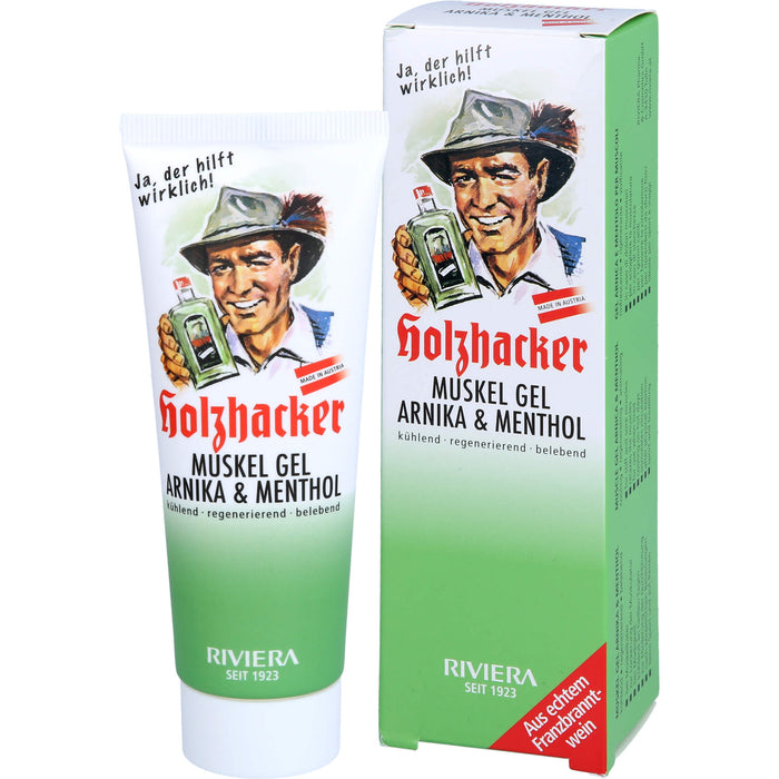 RIVIERA Holzhacker Franzbranntweingel, 75 ml Solution