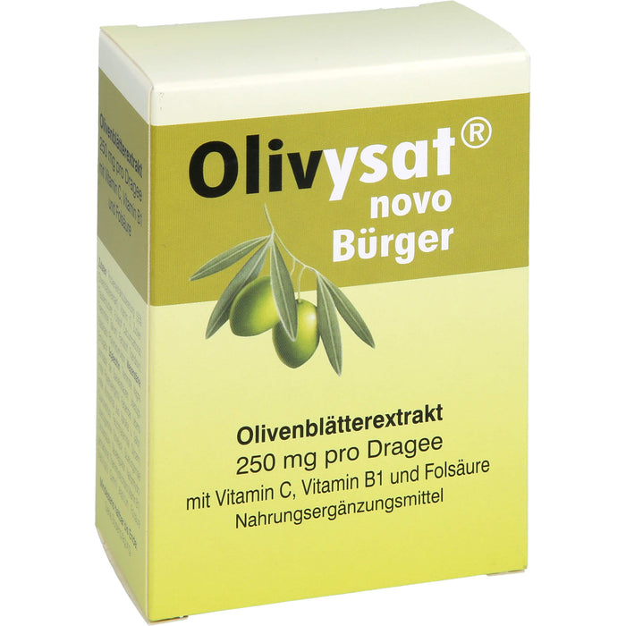 Olivysat novo Bürger Olivenblätterextrakt 250 mg Dragees, 90 pc Tablettes