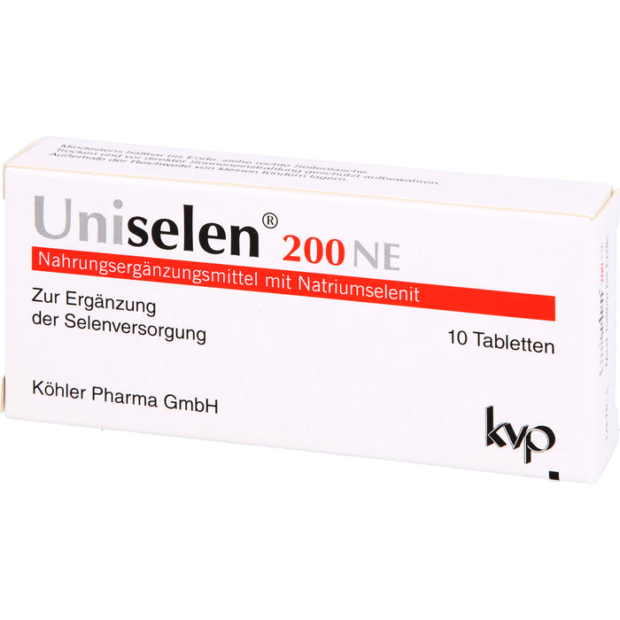 Uniselen 200 NE Tabletten, 10 pc Tablettes