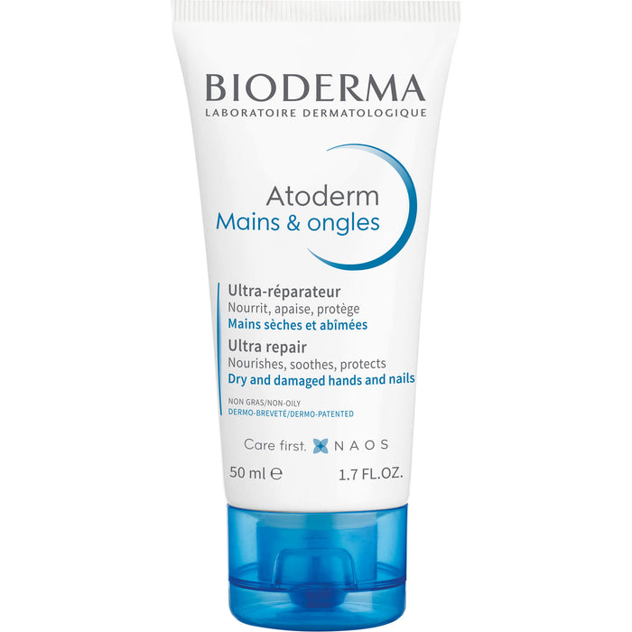 BIODERMA Atoderm Hände und Nägel Handcreme, 50 ml Crème