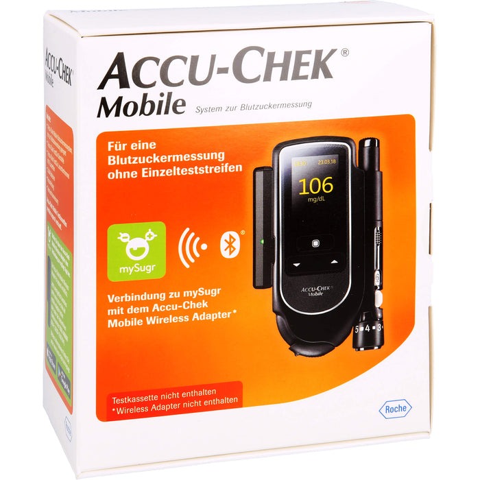 ACCU-CHEK Mobile Set mg/dl III für eine Blutzuckermessung ohne Einzelteststreifen, 1 pc Dispositif