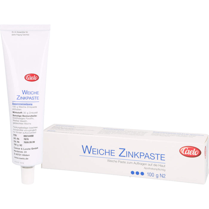 Zinkpaste weich Caelo HV-Packung, 100 g Creme