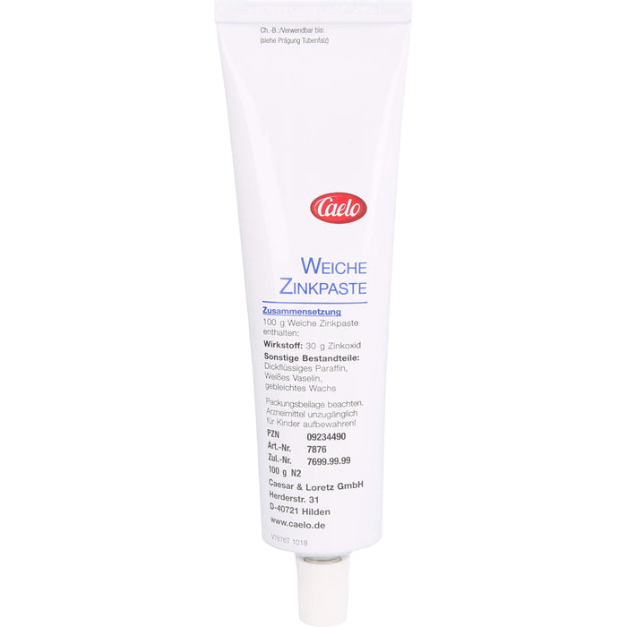 Caelo Weiche Zinkpaste, 100 g Cream