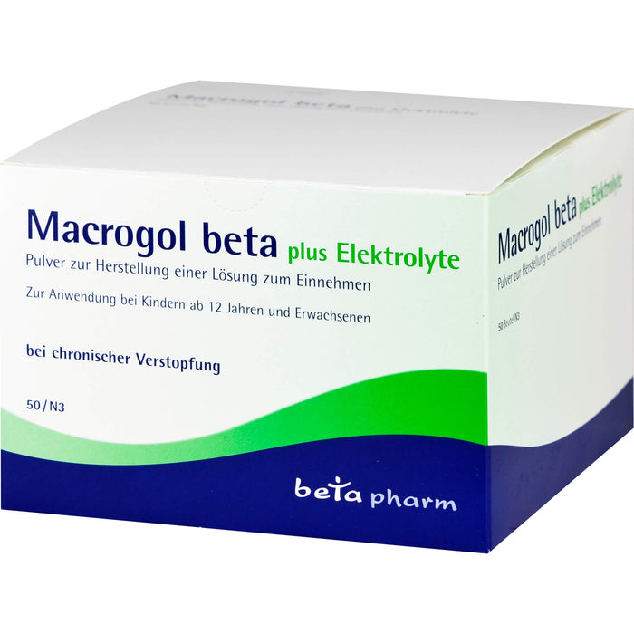 Macrogol beta plus Elektrolyte Pulver, 50 pc Sachets