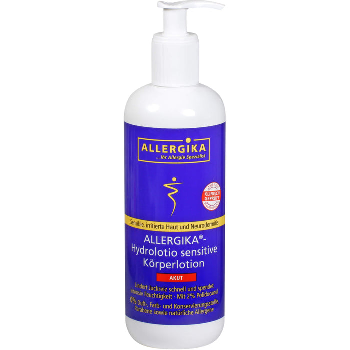 ALLERGIKA Hydrolotio Sensitive Körperlotion akut für sensible, atopische und akut juckende sowie leicht gerötete Haut, 500 ml Lotion