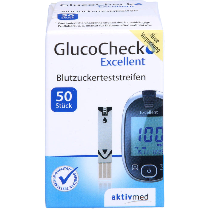 Gluco Check Excellent 1001 Art. Med. Teststreifen, 50 St TTR