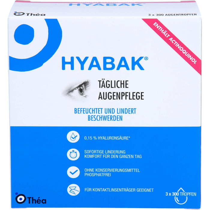 Hyabak für trockene Augen, 30 ml Solution