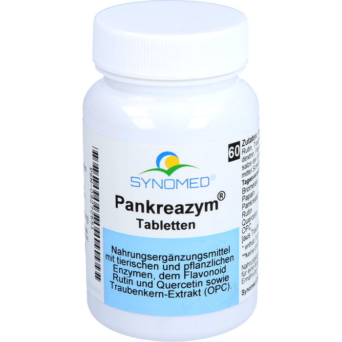 SYNOMED Pankreazym Tabletten, 60 pc Tablettes