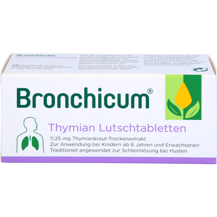 Bronchicum Thymian Lutschtabletten, 50 pc Tablettes
