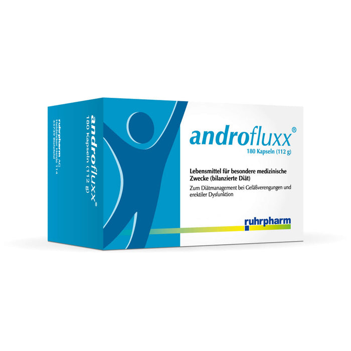 Androfluxx Kapseln bei Gefäßverengungen und erektiler Dysfunktion, 180 pcs. Capsules