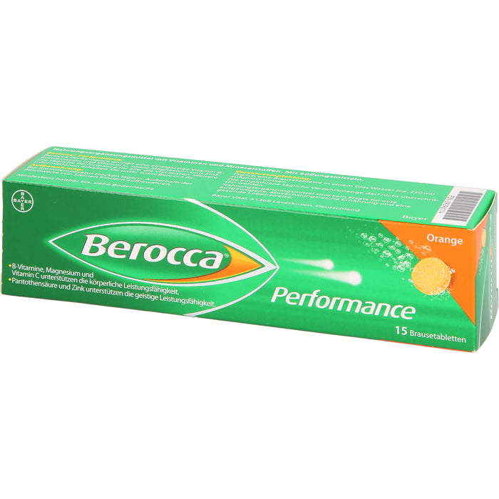 Berocca Performance Orange Brausetabletten, 15 St. Tabletten