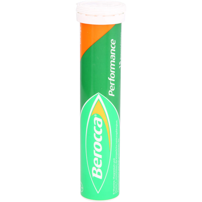 Berocca Performance Orange Brausetabletten, 15 pc Tablettes