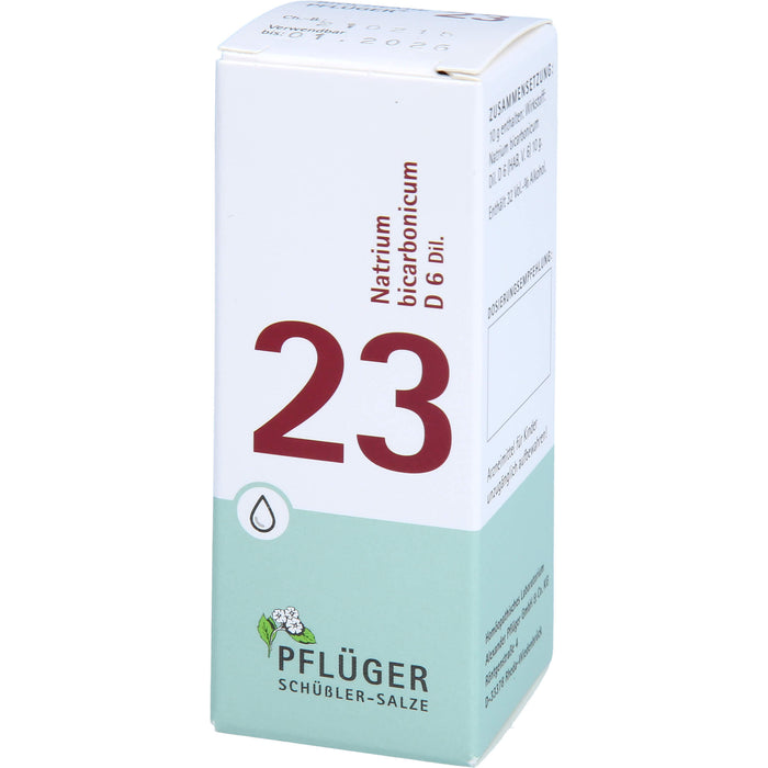 Biochemie Nr.23 Natrium bicarbonicum D6 Pflüger Dil., 30 ml TRO