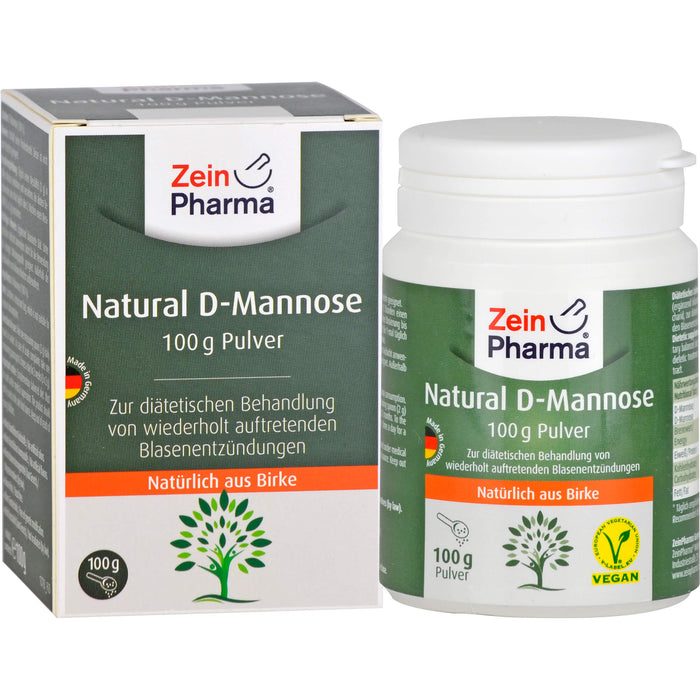 ZeinPharma Natural D-Mannose Pulver, 100 g Powder