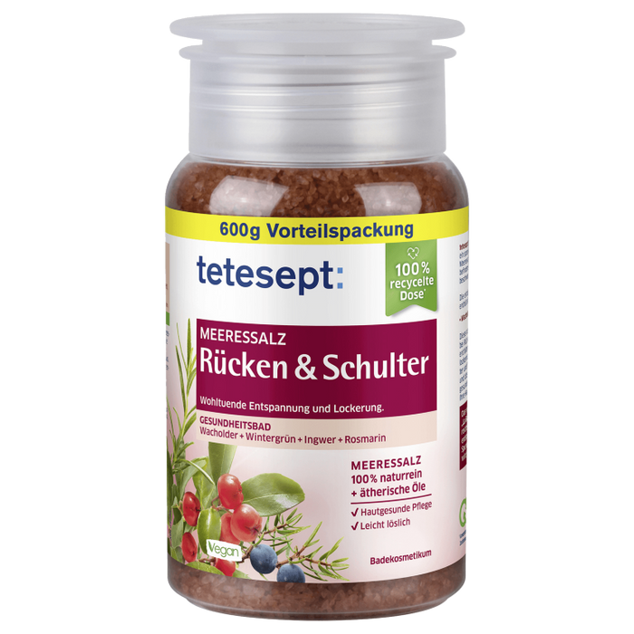 tetesept Meeressalz Rücken & Schulter, 600 g Sel