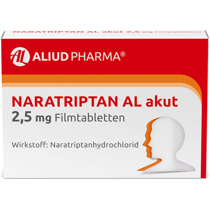 Naratriptan AL akut 2,5 mg Filmtabletten, 2 pcs. Tablets