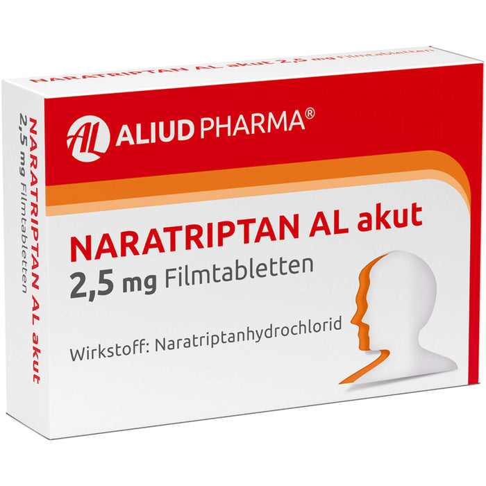 Naratriptan AL akut 2,5 mg Filmtabletten, 2 St. Tabletten