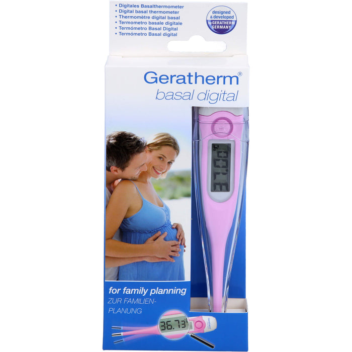 Geratherm digitales Basalthermometer zur Familienplanung, 1 pcs. Test