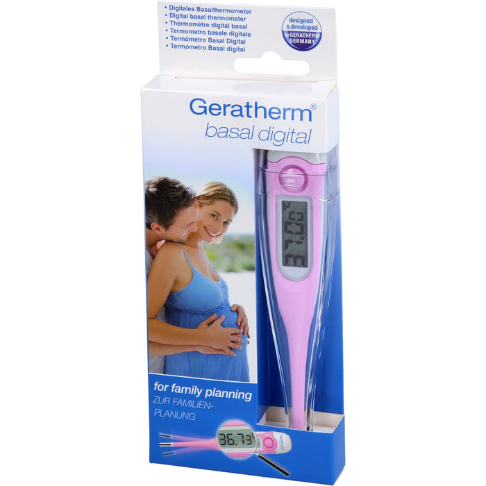 Geratherm digitales Basalthermometer zur Familienplanung, 1 pcs. Test