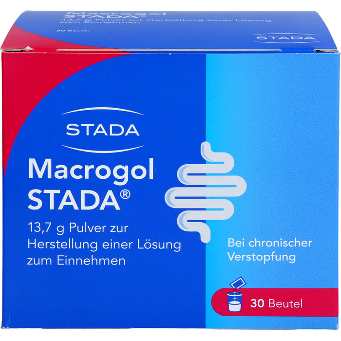 Macrogol STADA Pulver bei Verstopfungen, 30 St. Beutel