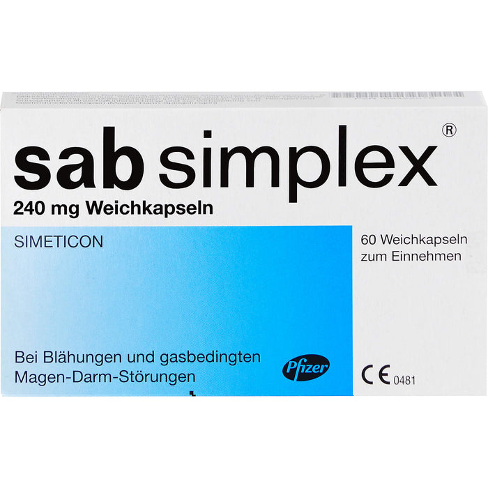 sab simplex 240 mg Weichkapseln, 60 pc Capsules