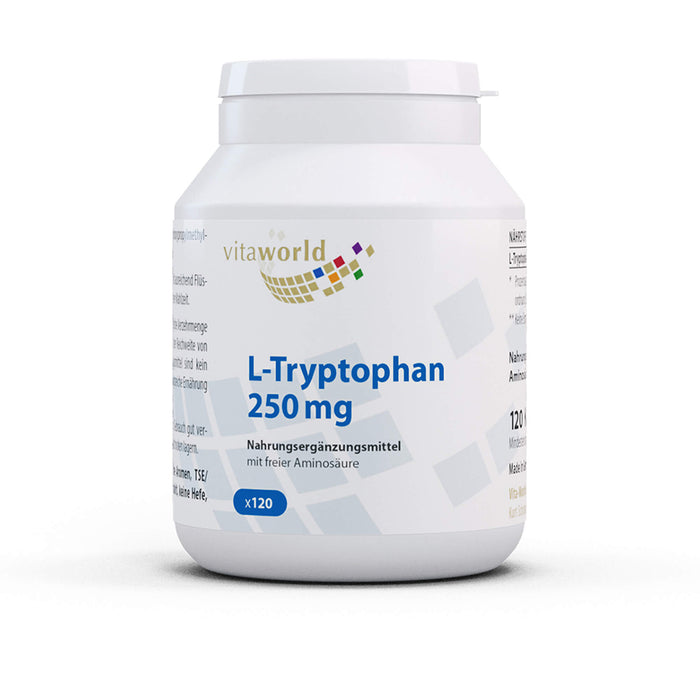 vitaworld L-Tryptophan 250 mg Kapseln, 120 pcs. Capsules