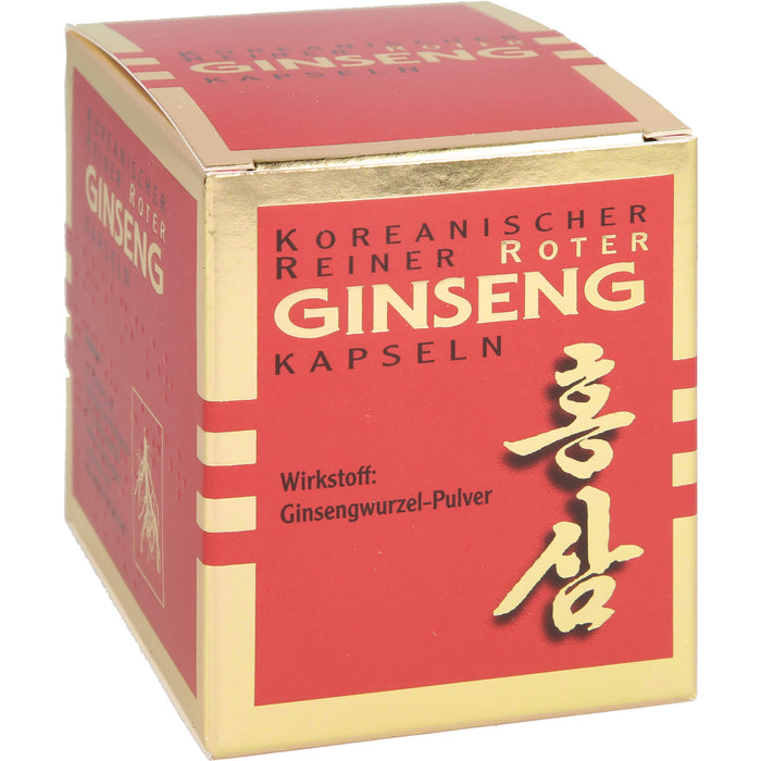 Koreanischer Reiner Roter Ginseng Wurzelpulver 300 mg Kapseln, 100 pcs. Capsules