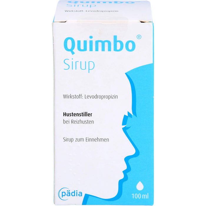 Quimbo Sirup Hustenstiller bei Reizhusten, 100 ml Solution