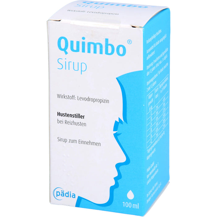 Quimbo Sirup Hustenstiller bei Reizhusten, 100 ml Solution