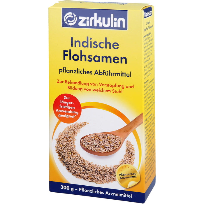 zirkulin Indische Flohsamen zur Behandlung von Verstopfung, 300 g Poudre