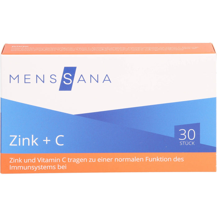 Zink + C MensSana, 30 St. Tabletten