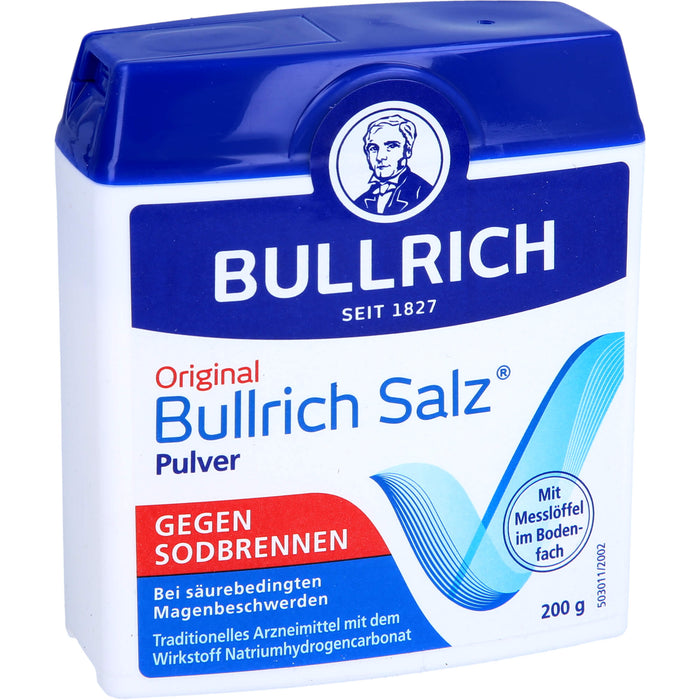 BULLRICH Original Bullrich Salz Pulver gegen Sodbrennen, 200 g Pulver