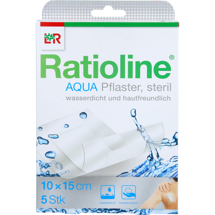 Ratioline Aqua Pflaster steril 10 x 15 cm, 5 pcs. Patch