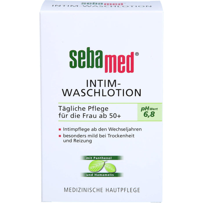 sebamed Intim-Waschlotion tägliche Pflege für die Frau ab 50+, 200 ml Savon liquide