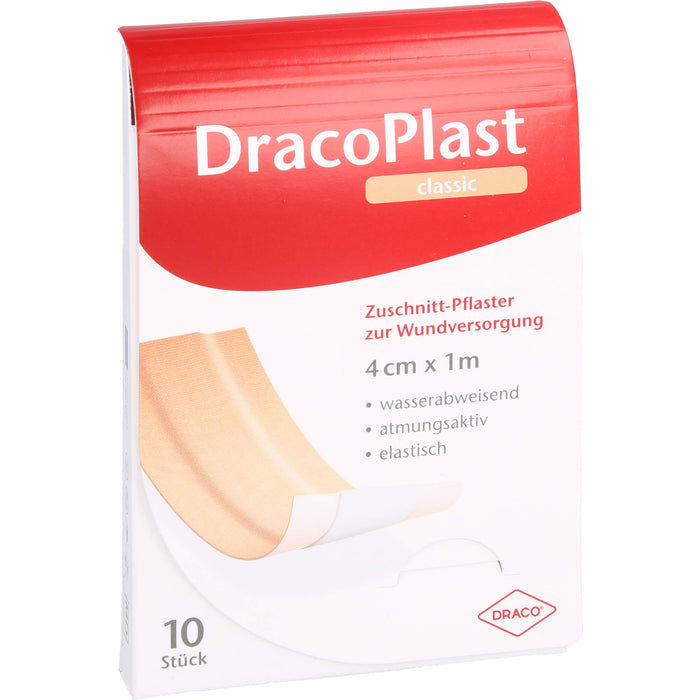 DracoPlast Classic Pflaster 1 m x 4 cm, 1 pc Pansement