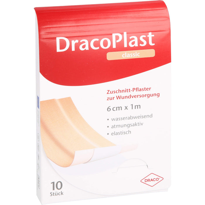 DracoPlast Classic Pflaster 1 m x 6 cm zur Wundversorgung, 1 pcs. Patch