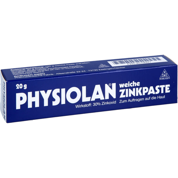 Physiolan weiche Zinkpaste, 20 g Creme