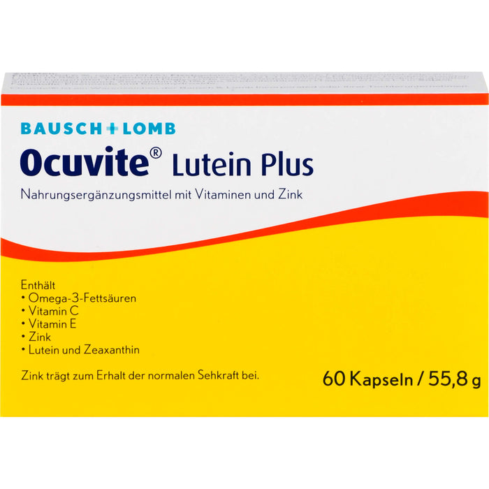 Ocuvite Lutein plus Kapseln, 60 St. Kapseln