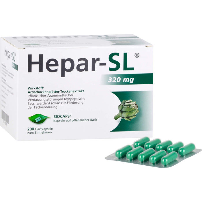 Hepar-SL 320 mg Kapseln, 200 St. Kapseln