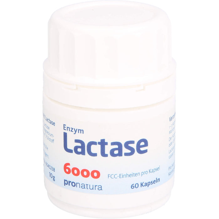 Pro Natura Lactase 6000 FCC Kapseln, 60 St. Kapseln