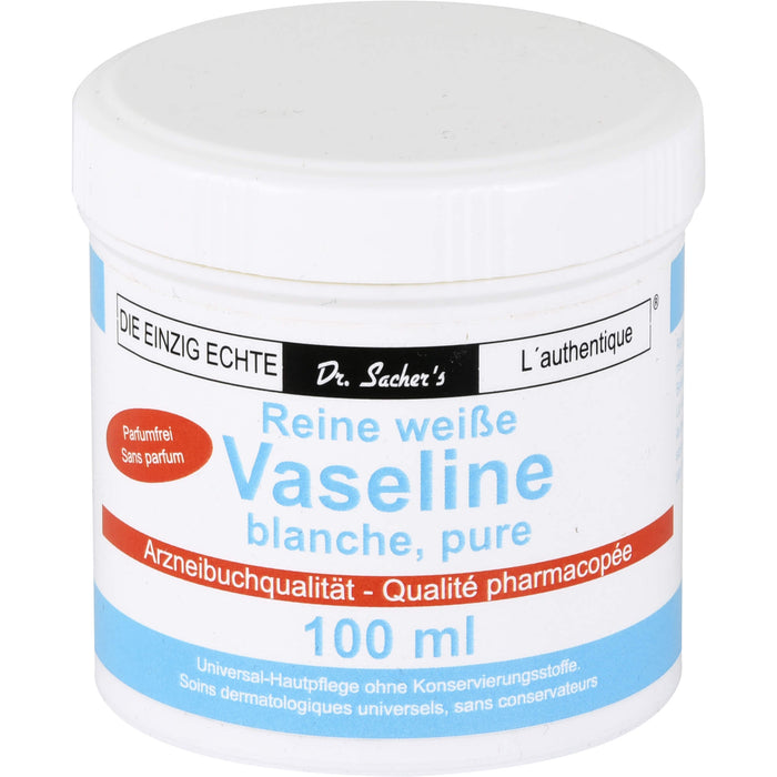 Dr. Sacher's reine weiße Vaseline, 100 ml Crème
