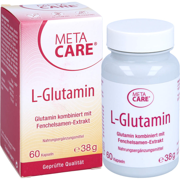 metacare L-Glutamin Kapseln, 60 St. Kapseln