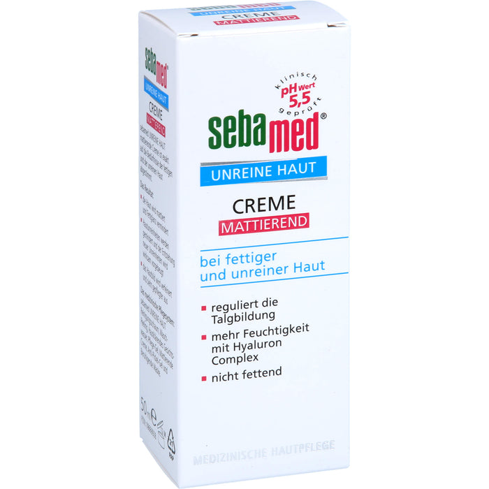 sebamed Unreine Haut mattierende Creme, 50 ml Cream