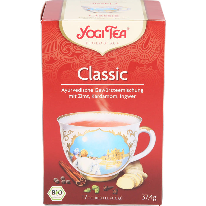 Yogi Tea Classic Bio Teebeutel, 17 pc Sac filtrant