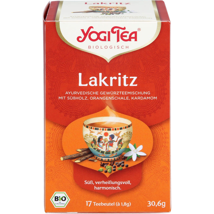 YOGI TEA Lakritz ayurverdische Gewürzteemischung, 17 pcs. Filter bag