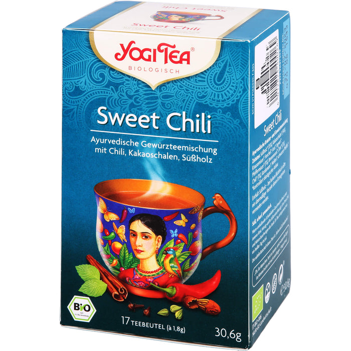 YOGI TEA Sweet Chili ayurvedische Gewürzteemischung, 17 St. Filterbeutel