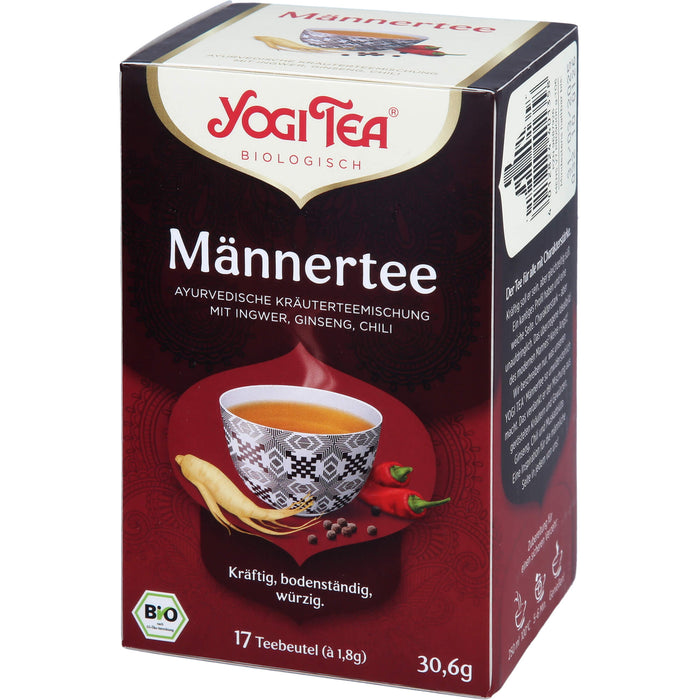 YOGI TEA Männer Tee ayurvedische Kräuterteemischung, 17 pc Sac filtrant