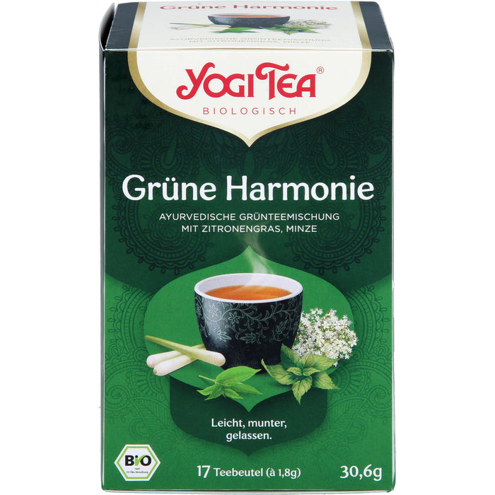 YOGI TEA Grüne Harmonie ayurvedische Grünteemischung, 17 pcs. Filter bag