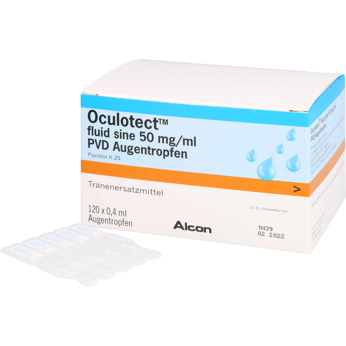 Oculotect™ fluid sine 50 mg/ml PVD Augentropfen, 120 St. Lösung